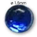 Cirkoni za nokte 'Semi Ball' - Tamno plavi (ib03-11)