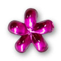 Cirkoni za nokte - Roze cvet (mali)
