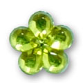 Cirkoni za nokte - Svetlo zeleni cvet (veliki)