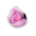 Ukras za nokte - Ljubičasti 3D cvet sa tri latice