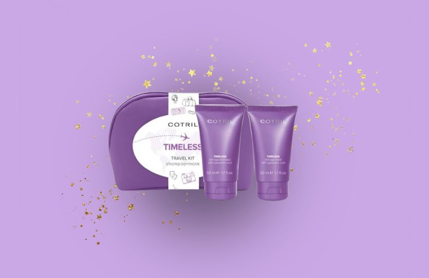 Putni set protiv starenja kose COTRIL TIMELESS POCHETTE