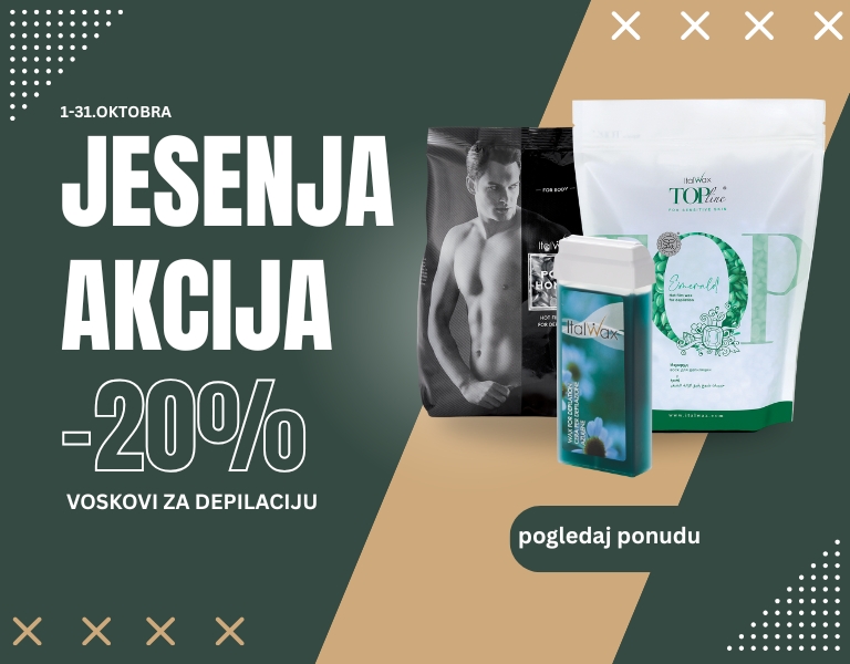 Voskovi za depilaciju akcija