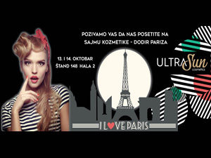 UltraSun na Sajmu kozmetke Dodir Pariza oktobar 2018