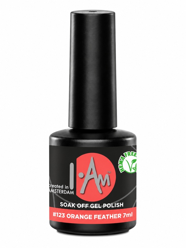 Gel lak za nokte I.Am 123 'Orange Feather' - 7 ml