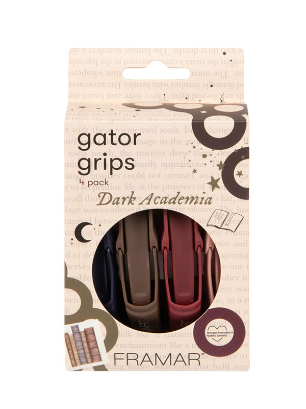 Framar gumirane šnale za kosu Gator Grips  'Dark Academia'