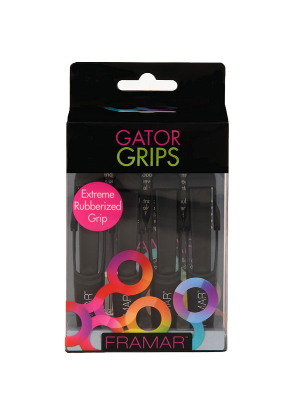 Framar gumirane šnale za kosu Gator Grips Black