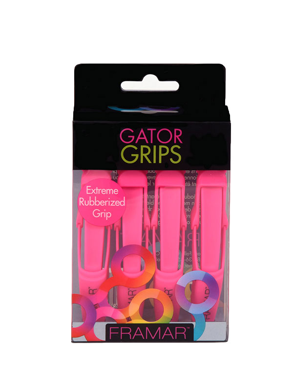 Framar gumirane šnale za kosu Gator Grips Pink