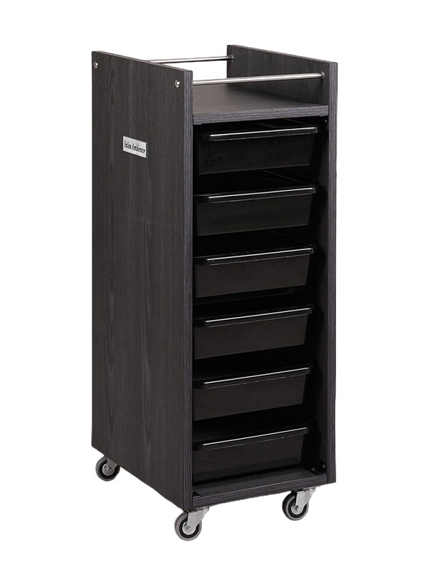 Frizerska kolica Salon Ambience GLAM Black Ash 02