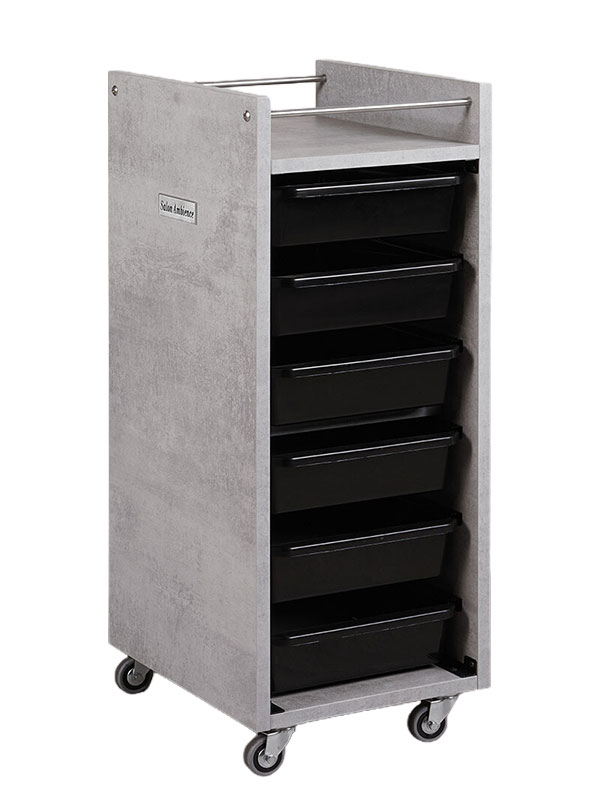 Frizerska kolica Salon Ambience GLAM Cement Grey 03