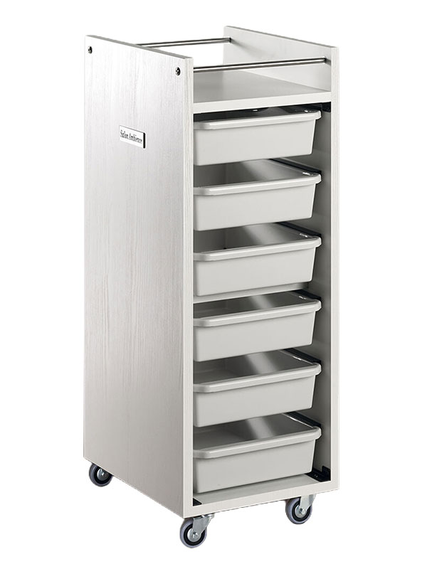 Frizerska kolica Salon Ambience GLAM White Ash 12