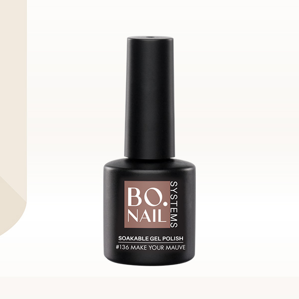 Gel lak za nokte BO Nails 136 "Make Your Mauve" Nude - 7 ml