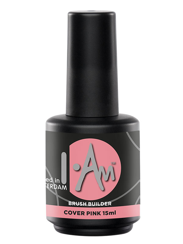 Gradivna baza za nokte I.Am Brush Builder Cover Pink 15ml