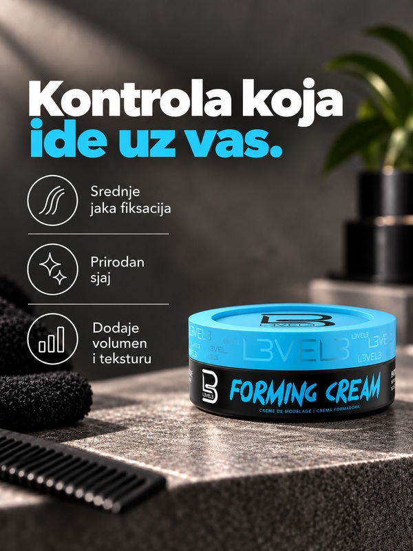 Krema za volumen i oblikovanje kose L3VEL3 150ml