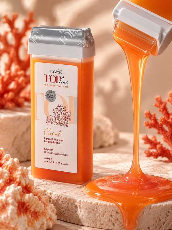Vosak za hladnu depilaciju - Top Line Coral (100ml)
