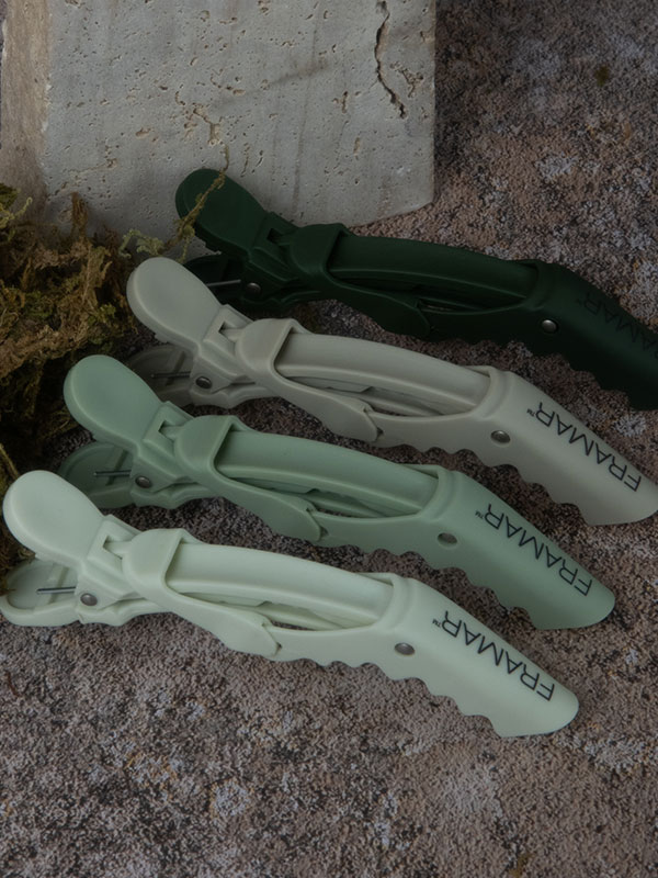 Framar gumirane šnale za kosu Gator Grips Sage Neutrals