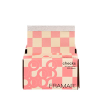 Folije za pramenove 'Checkered Beige-Pink' Pop ups - 500 listova
