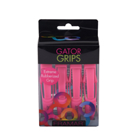 Framar gumirane šnale za kosu Gator Grips Pink