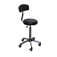 Frizerska pomoćna stolica Luca Rossini Ottelo + Vintage Black