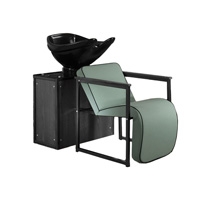 Salon Ambience Soho šamponjera crna keramika 