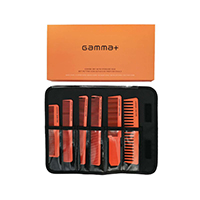 Set berberskih češljeva za kosu GammaPiu 5 kom - Narandžasti