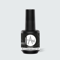 Završni sjaj za gel i gellak I.Am No Cleanse Brilliant Top 15 ml