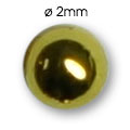 Zlatni cirkoni za nokte - Loptica (ib50-01)