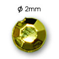 Zlatni cirkoni za nokte - Loptica (ib50-04)
