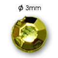 Zlatni cirkoni za nokte - Loptica (ib50-05)
