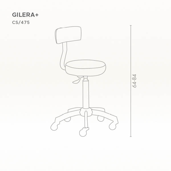 Frizerska pomoćna stolica Salon Ambience "Gilera+"