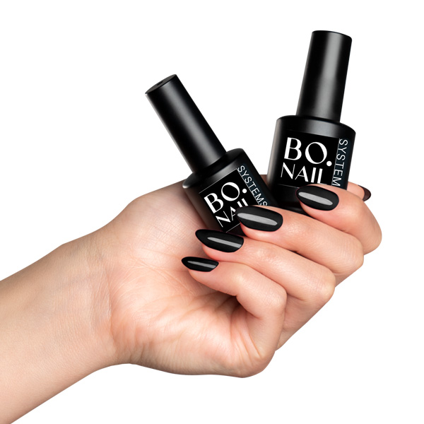 Gel lak za nokte BO Nails 006 "Black" Crni - 7 ml