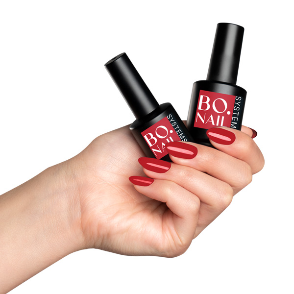 Gel lak za nokte BO Nails 001 "Just Red" Crveni - 7 ml