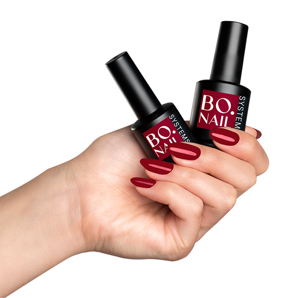 Gel lak za nokte BO Nails 054 "Ruby Red" Crveni - 7 ml