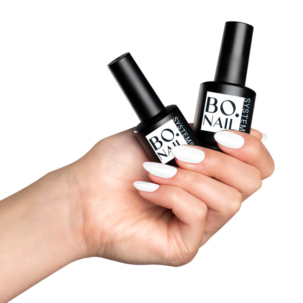Gel lak za nokte BO Nails 005 "White" Beli - 7 ml