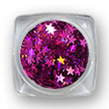 Gliteri za nokte - Tamno pink (pentagram)