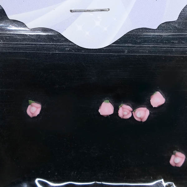 Ukras za nokte - Tamno pink 3D cvet sa tri latice