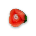 Ukras za nokte - Crveni 3D cvet sa tri latice